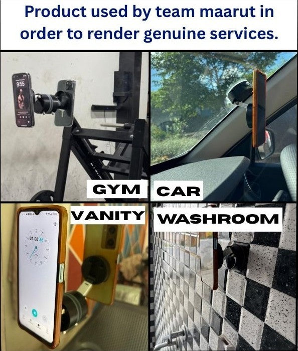 MAARUT Vacuum Magnetic Suction Phone Holder